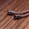 Antique-Style Spiral Torque Beads: Wengwan Moon-Star Passion Fruit Seed Bracelet Pair, DIY Spacer Accessories.