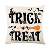 Halloween Printed Pillow Case for Home Living Room Polyester Cushion Cover Sofa Bedroom Decorative Cushion Cover