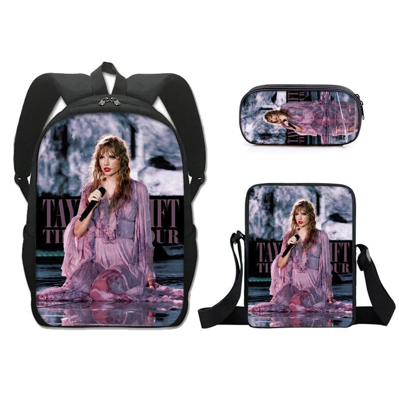 Taylor Swift Taylor Swift Zaino Scolastico Zaino per Bambini Piccola Borsa a Tracolla Astuccio Zaino