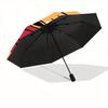 1pc Cute Bunny Flight Automatic Open/Close Umbrella - Compact Travel Umbrella, 8-Rib Heavy-Duty Construction, Ideal Gift, Outdoor Accessory,