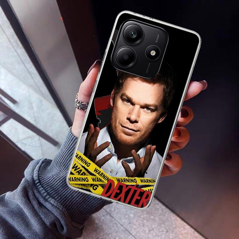 TV Show Dexter Morgan Phone Case For Xiaomi Redmi Note 10 11 12 13 14 15 Pro Plus 11S 12S 14S 11T 11E 10S Soft TPU Back Cover Re