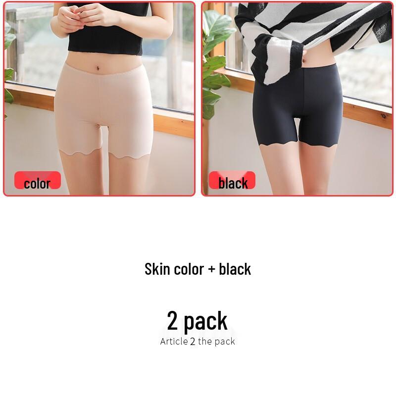 Langsha Women's Ice Silk Seamless Safety Shorts