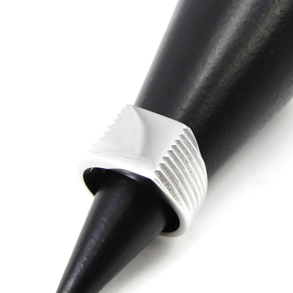 Chevalière Homme Acier 'Charles' - 10x11 mm