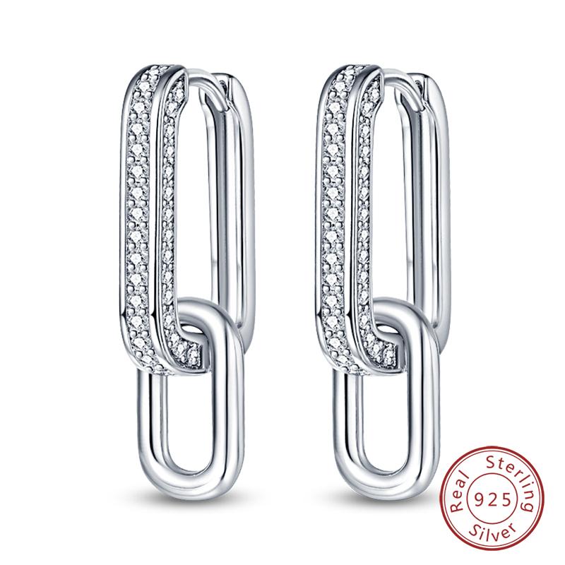 Inlaid Zircon Earrings 925 Silver Minimalist Butterfly Dragonfly Cute Claw Hoop Earrings Women Exquisite Party Jewelry