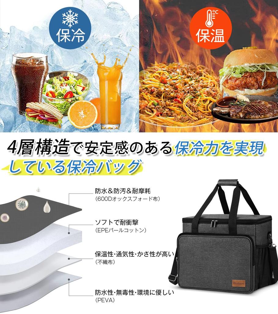 Large Capacity 30L Cooler Soft Cooler Perfect for Sports Cherry Blossom Club and Dark Gray Box, Water-Resistant, Abrasion-Resistant, 4-Layer