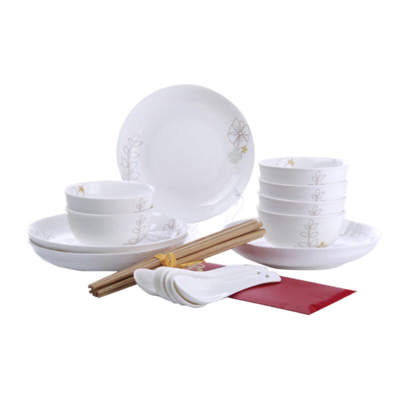 Aiyiruis Runye 22-Piece Ceramic Dinnerware Set