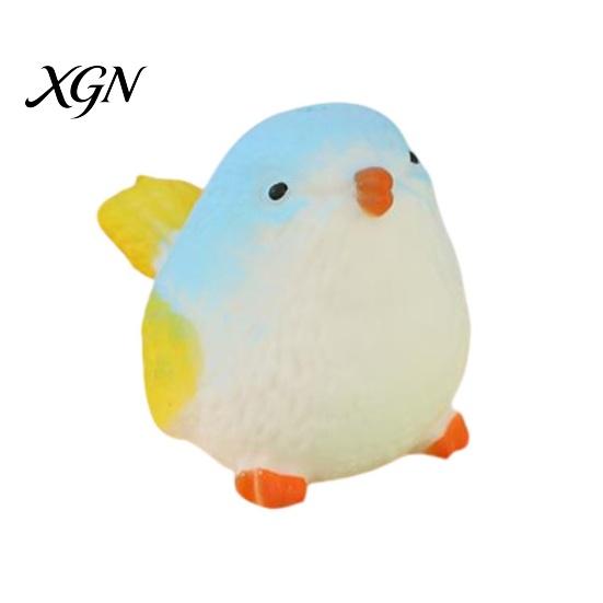 TPR Squeeze Ball Simulated Bird Toy Anxiety Relief Sparrow Sensory Fidget Stress Slow Rising Office Workers Relaxation Portable