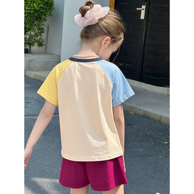 Brand Export Children's Clothing Summer New Arrivals Kids' Clothing Short-Sleeve T-Shirt Cartoon Puppy Girl Baby Clothes Pure Cotton Ins