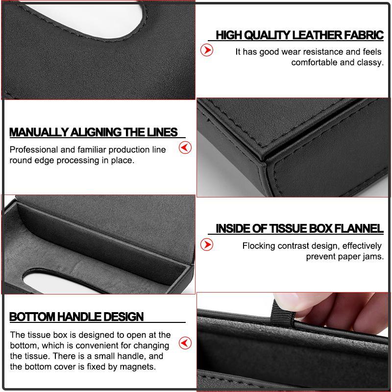 1Pcs Car Tissue Box Holder Armrest Box Storage Case Car Accessories For Volkswagen Golf-5 6 7 MK6 Jetta Lavida Polo Tiguan Passat B5 B6 B7