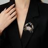 The Little Crab Brooch Is A High-end Feminine Brooch with Exquisite Diamond-encrusted Brooch and A Unique Design Sense