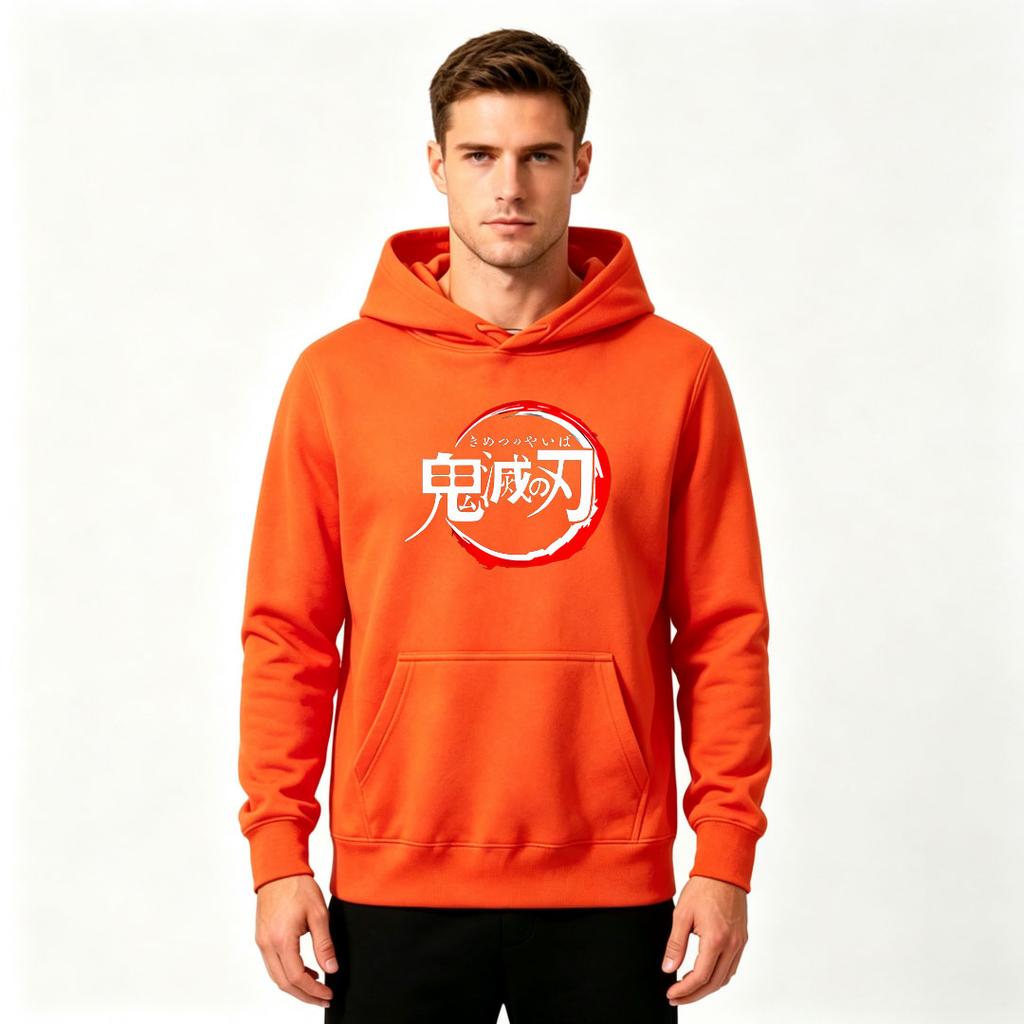 Men's Printed Pullover Hoodie Casual Long Sleeve Graphic Sweatshirt For Daily Wear