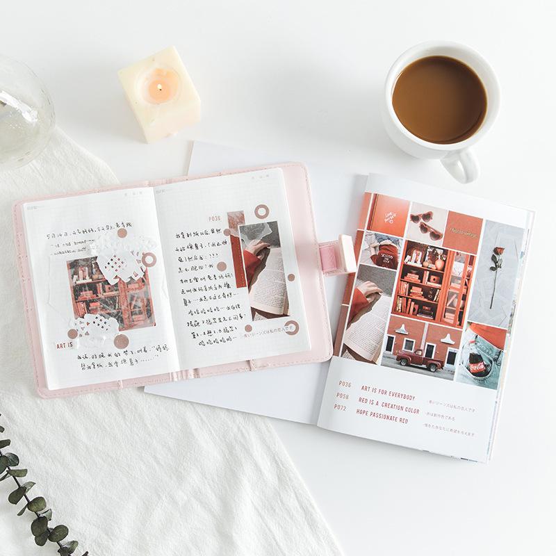 RosyPosy Soft Lifestyle, Magazine Book Handbook Material Book Sticker DIY Handbook Tools Decorative Sticker