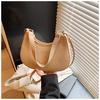 IELGY Ladies Underarm Bag All-Match Simple Style Hand Dumpling Bag