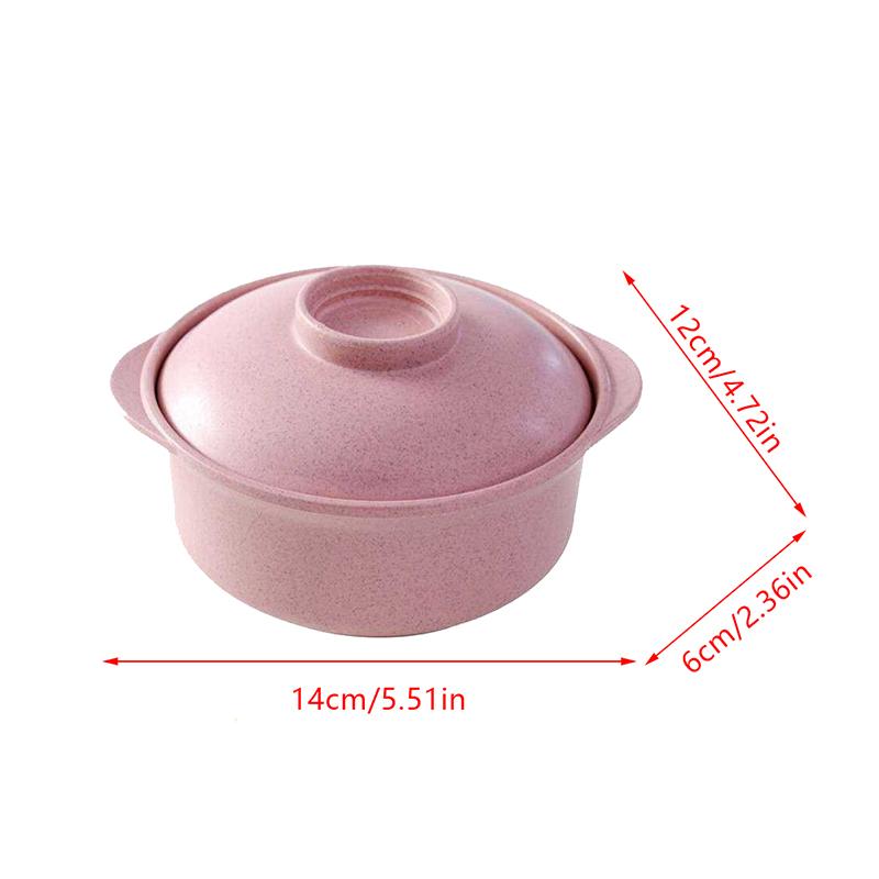 Instant Noodle Bowls With Lids Soup Hot Rice Bowls Students Food Container Healthy Tableware Bowl Tableware