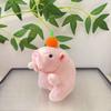 Brown Charming And Pink Capybara Plush Doll Bubble Blowing Keychain For Kids