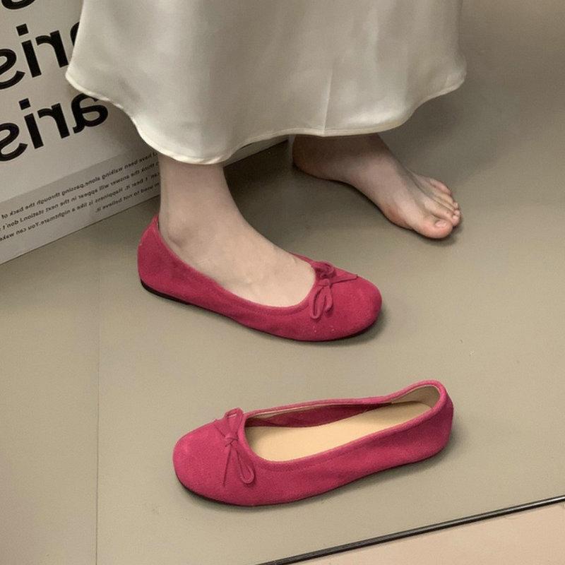 Fashion Flat Shoes for Women 2025 Spring and Autumn Silver Mary Jane Shoes for Women Retro Square Toe Ballet Plus Size Women's Shoes