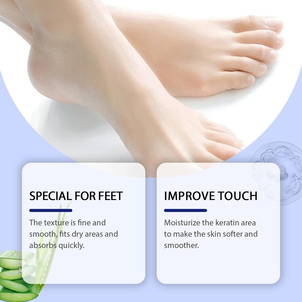 HOUKEA 40% Urea Foot Cream 100g With Salicylic Acid Vitamin E Aloe Tea Tree Oil Exfoliating Moisturizing For Cracked Heels Calluses Rough Skin