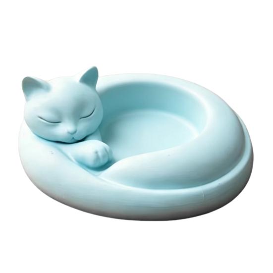 Solid Base Tabletop Decor 3D Printed Succulents Planter, Creative Mini Flower Pot with Artistic Sculptural Design, Desktop Plant Small Desk for Office