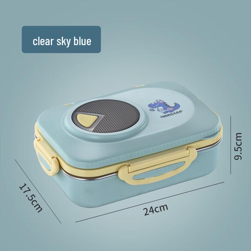 Ruhan Kids Portable Compartmented Lunch Box