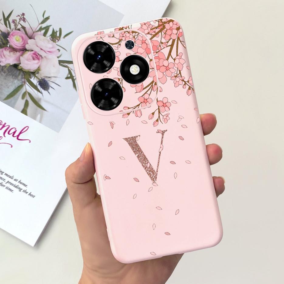 For Infinix Hot 40 Case Infinix Hot 40i Cute Crown Letters Back Cover Phone Case For Infinix Hot 40 Pro Hot40 Hot40i Soft Fundas