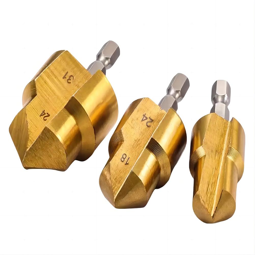 Hexagonal Handle 6.35MM PPR Lifting Drill Bit 20/25/32 Step Drill For Hydroelectric Water Pipe Drilling