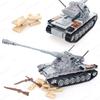 Militärischer Emir Kranvagn Schwerer Panzer Baustein Zusammenbau Moc WW2 Figuren König der Berge Waffen Modell Kindergeschenk Jungen Spielzeug