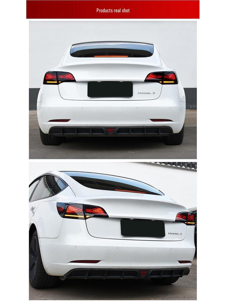 LED Tail Lights for Tesla Model 3/Y: Car Modification Driving Lights