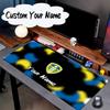 Custom Name Mouse pad Leeds United Crest Legacy Mouse pad, Gaming Mouse Pad, keyboard pad, Desk Decor for computer notebook Fan Birthday Gift