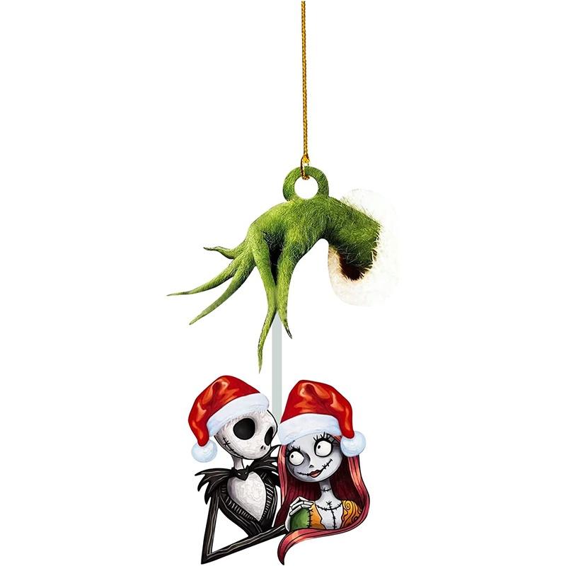 Decorations Halloween Jack Sally Xmas Tree Pendant Nightmare Christmas Before