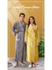 Extra-Long Coral Fleece Bathrobe for Men and Women - Winter Style Flannel Pajamas