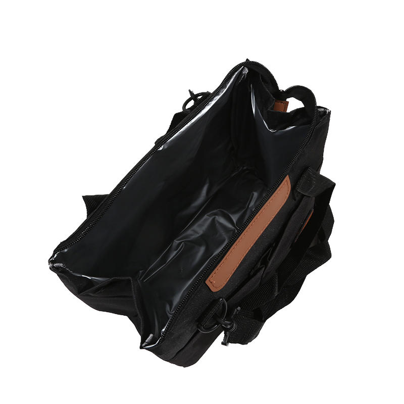 Portable Triangular Lunch Food Box Bag Insulated Bag Outdoor Travel Crossbody Bag Waterproof Cooler Ice Insulated Case Oxford Dinner Handbag