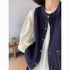 Retro Denim Vest Women's Spring and Autumn Small Short Stacked Shirt, Small Waistcoat, Outer Top, Waistcoat