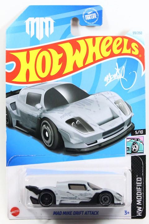

Hot Wheels 2024 Mad Mike Drift Attack Серый #059 [Предмет]