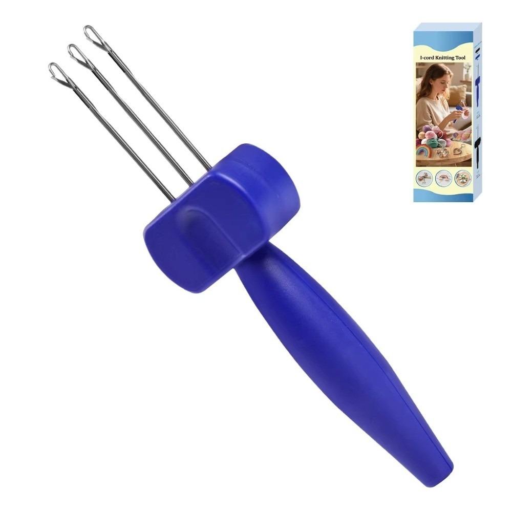

3/4 Latchs Hook Knitting Needle Ergonomic Grip Cord Knitting Tool Knitting Projects 3 Latch