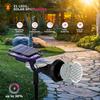 Solar Color Spot Lights Outdoor, 21 LEDs Color Changing Outdoor Lights, IP67