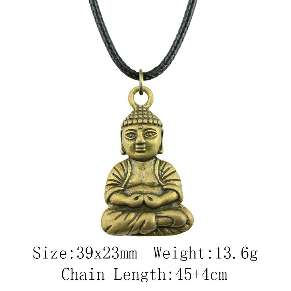 2025 Trend Best Friend Necklace Chief Pharaoh Buddhism Necklace Leather Chain 45cm Audience Necklaces With Pendant