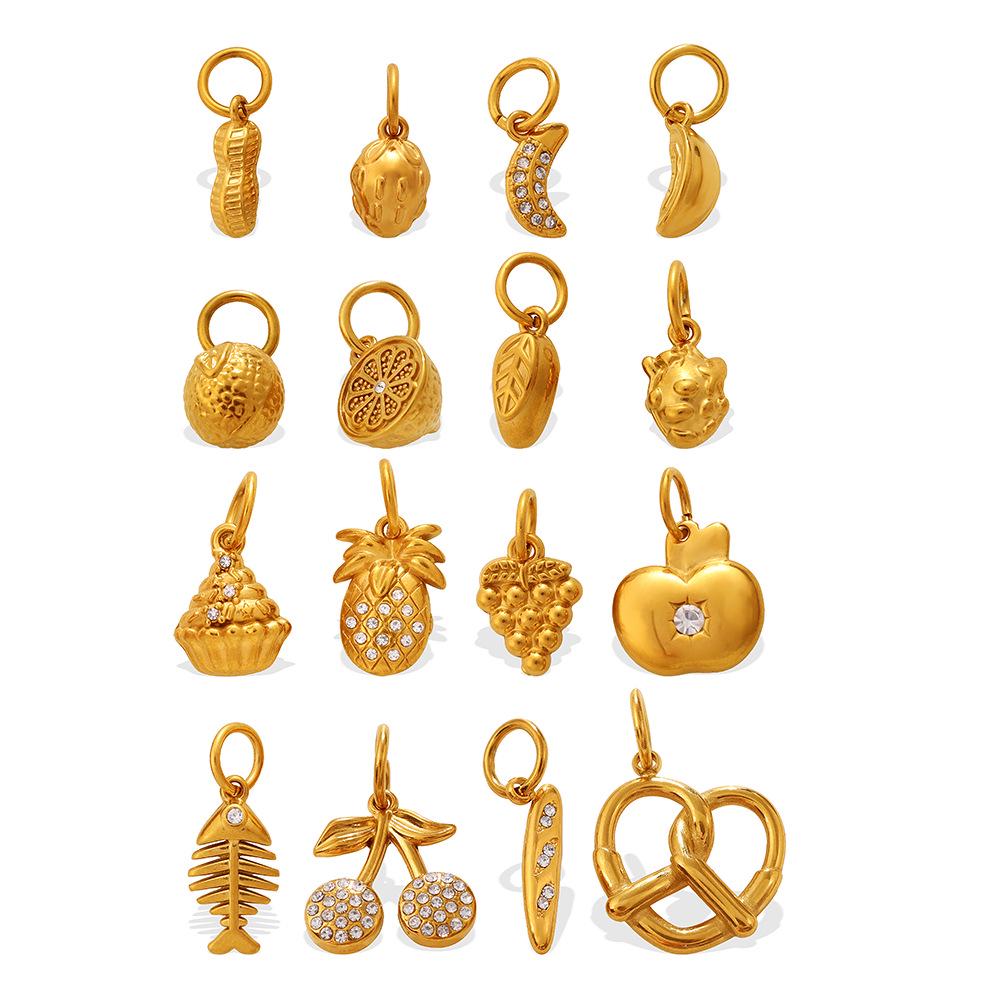 European & American Fashion Fruit Pendant Ornaments - Cookie Biscuit Shape Accessories