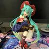 Hatsune Miku Desktop Cute Action Figure Tale Wonderland Miku Puss In Boots Anime Figurine Kawaii Girl Model Toy Adorable Decor
