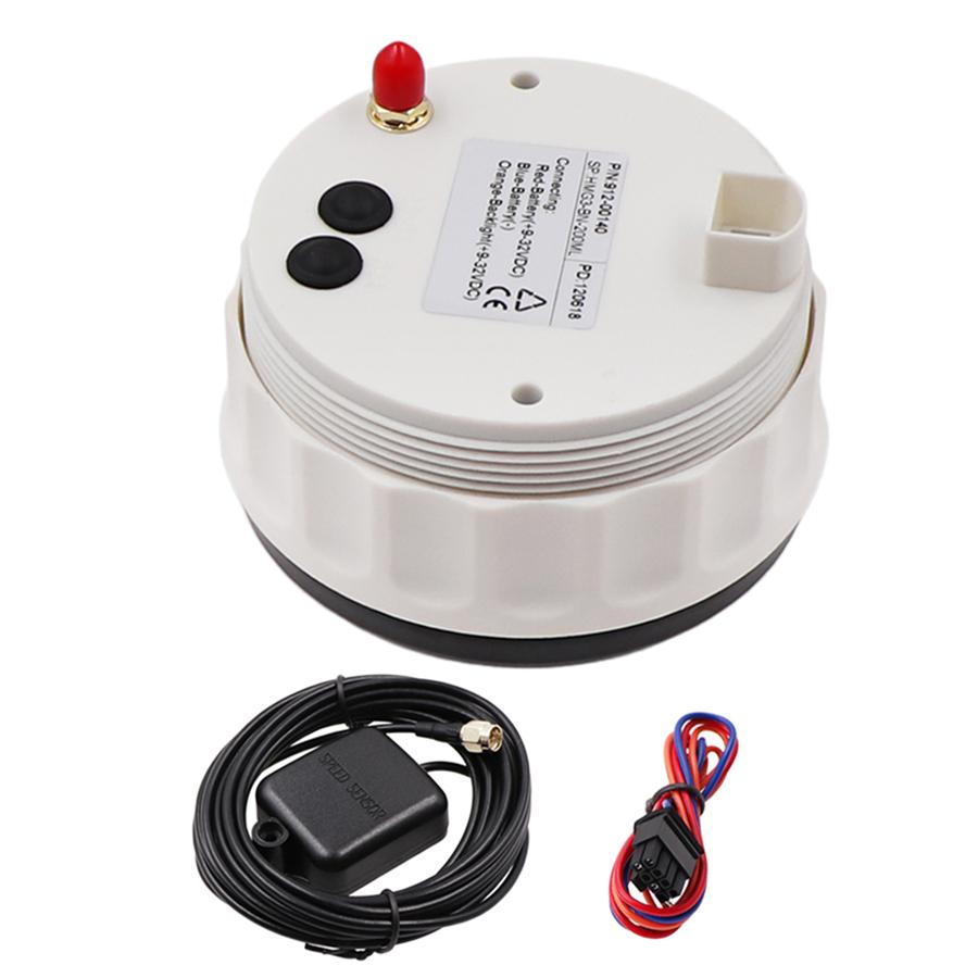 Motorcycle GPS Speedometer Speed Gauge Meter Fit Car Truck Boat Vessel with 8 Co