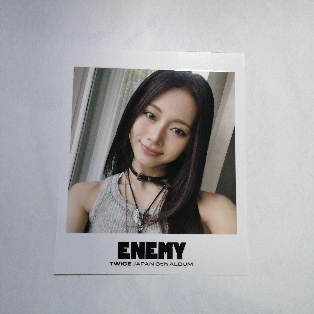 

[USED] TWICE ENEMY Polaroid-style sticker Tzuyu