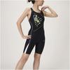 MIZUNO STROKE ONE Swimsuit Size 93 x Green Size XL Women's All-in-One (Peace Back) N2JG2309, (Black Gecko),