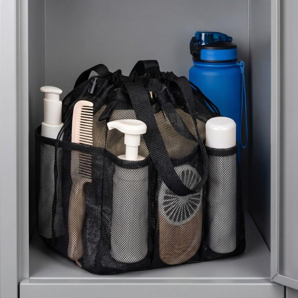 Bathroom Organizer Travel Toiletry Bag Multi Pocket Drawstring Bag Foldable Storage Bag Swimming