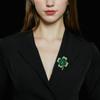 Wenyi Fan Four-leaf Clover Brooch Feminine Corsage Temperament Suit Pin New Gifts