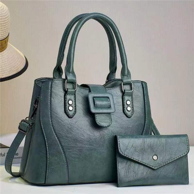 Stylish High-end Pu Leather Women's Handbag Versatile Casual Large Capacity Tote Bag
