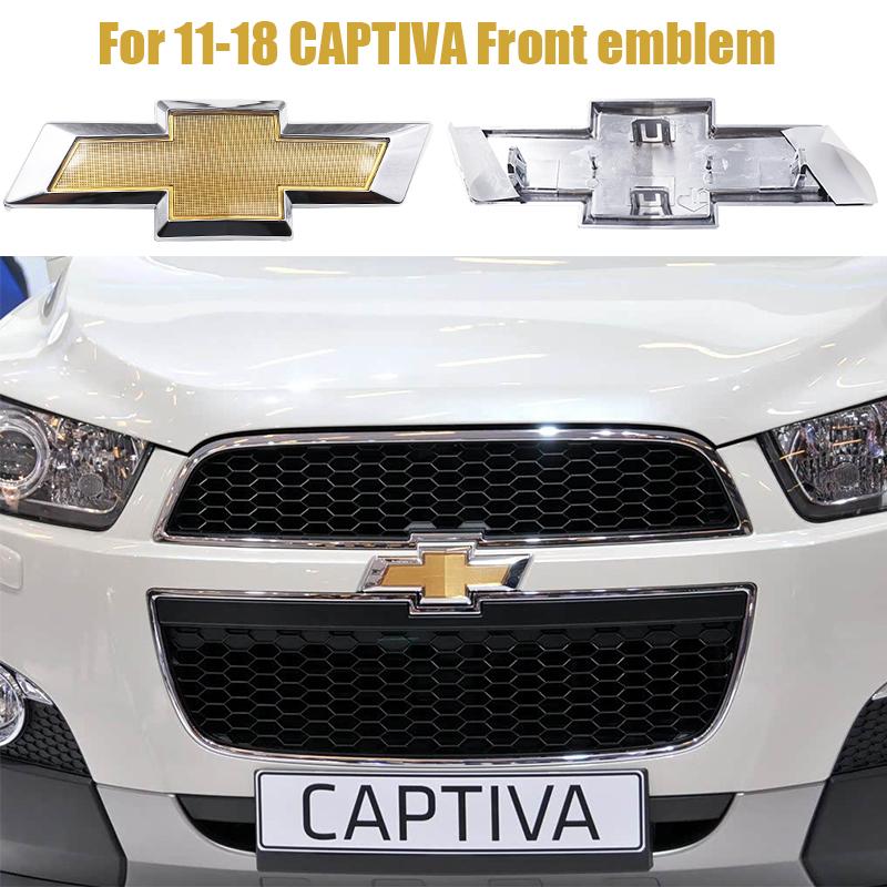 

1pcs 20.3cm 3D ABS Car Front logo Car Front grill Emblem front hood sticker styling Accessories For Chevrolet 11-18 CAPTIVA For 11-18 CAPTIVA&Front emblem