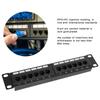 12-Port UTP Patch Panel Without Bracket Ethernet Network Data Patch Panel  Network Cabinet