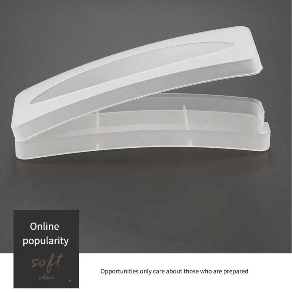 Transparent Glasses Case Frosted Eyeglasses Case Portable Glasses Storage  for Travel Daily