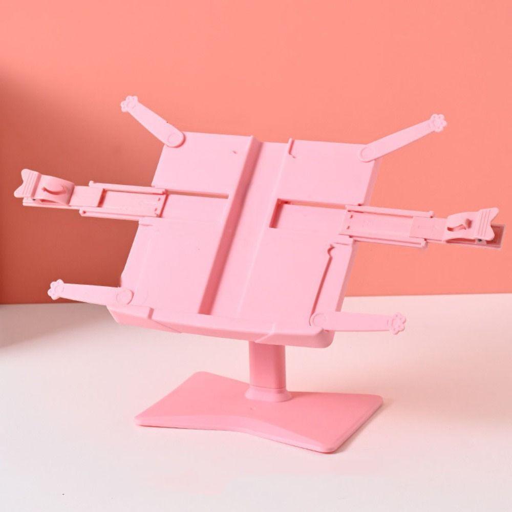 Adjustable Angle Lifting Landing Book Stand Extendable Book Holder Reading Bookshelf  Office