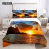 Good Morning Duvet Cover Set Microfiber Coffee Rose Cozy Breakfast Twin Bedding Set Double Queen King Size 2/3pcs Quilt Cover