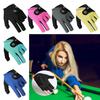 Portable Left Hand Billiards Glove Non Slip Elastic Half Fingers Glove Breathable Snooker Billiard Glove Fitness Accessories